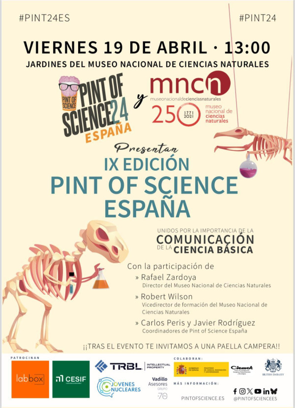 Cartel IX Edición Pint of Science España